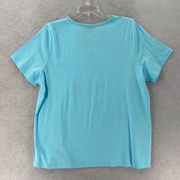 Lot of 2‎ Nicole Miller T-shirts 3X Summer by the Sea Tropical Vacation Island - Picture 10 of 16